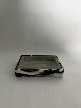 Pigeon and Poodle - Bahia Black Swirl - Designer Soap Dish